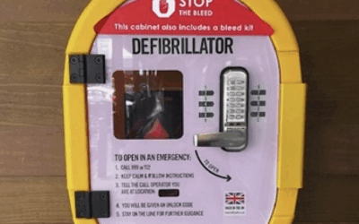 Wilmslow’s First 24/7 Defibrillator and Bleed Kit
